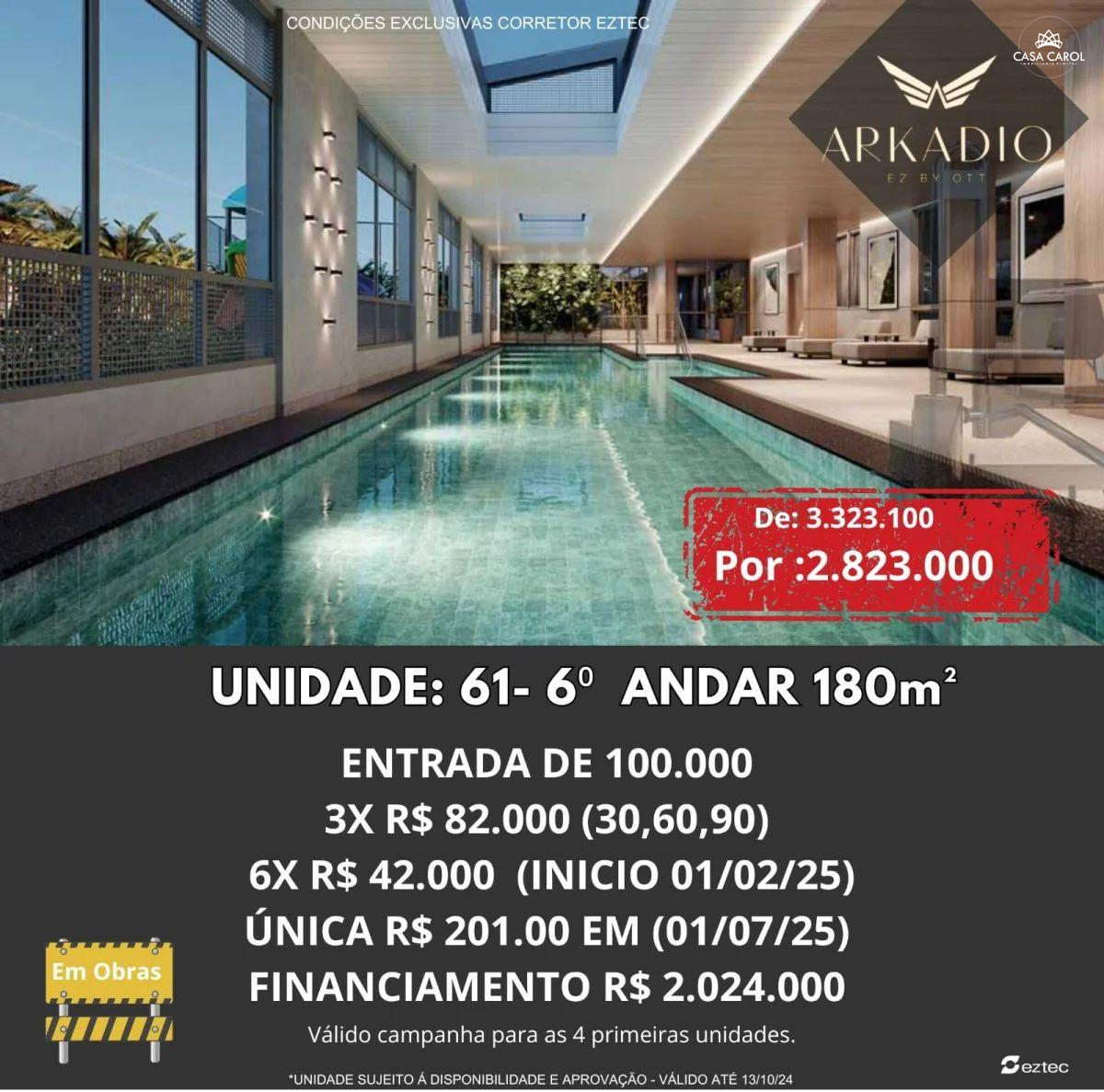 Apartamento de luxo com 3 quartos, 107m², à venda em São Paulo, Brooklin